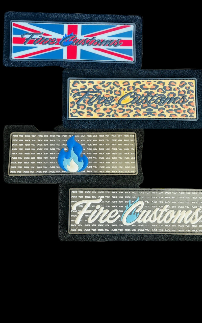 Velcro fire customs Patches